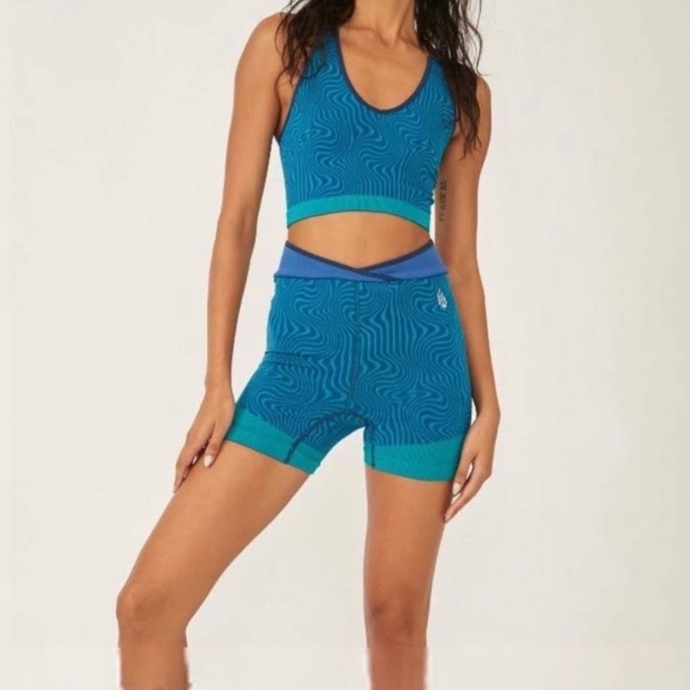 NWT Free People Movement Throw Jacquard Shorts